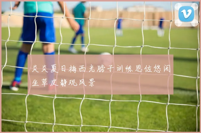 炎炎夏日梅西光膀子训练恩佐悠闲坐草皮静观风景